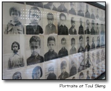 Portraits at Tuol Sleng